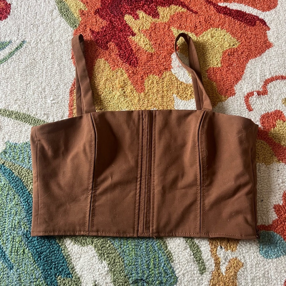 Zara cropped tank top